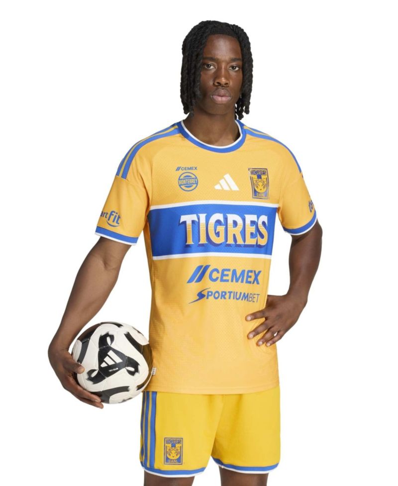 Men's Gold Tigres UANL 2026/27 Home On-Field Authentic Jersey