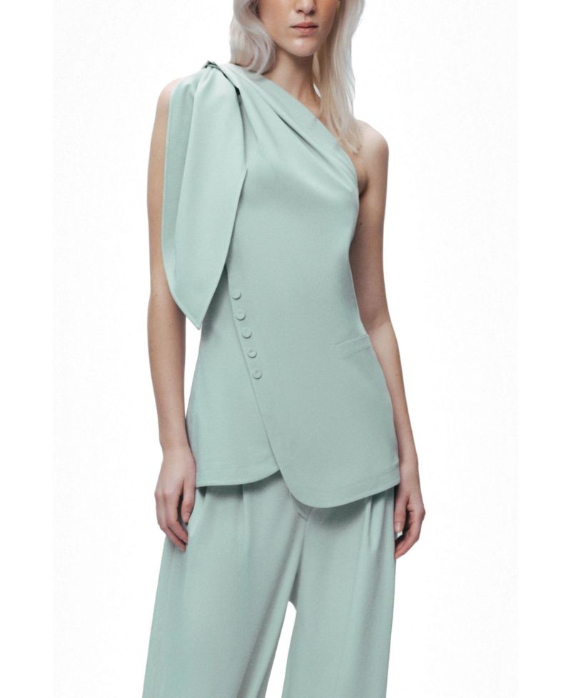 Women's Shoulder-Tie Blouse