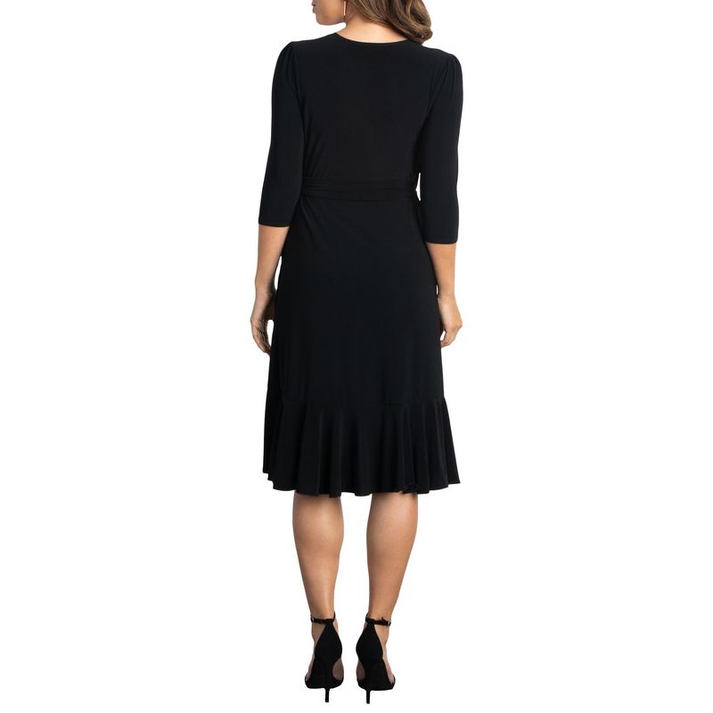Women's Whimsy Ruffled Midi Wrap Dress