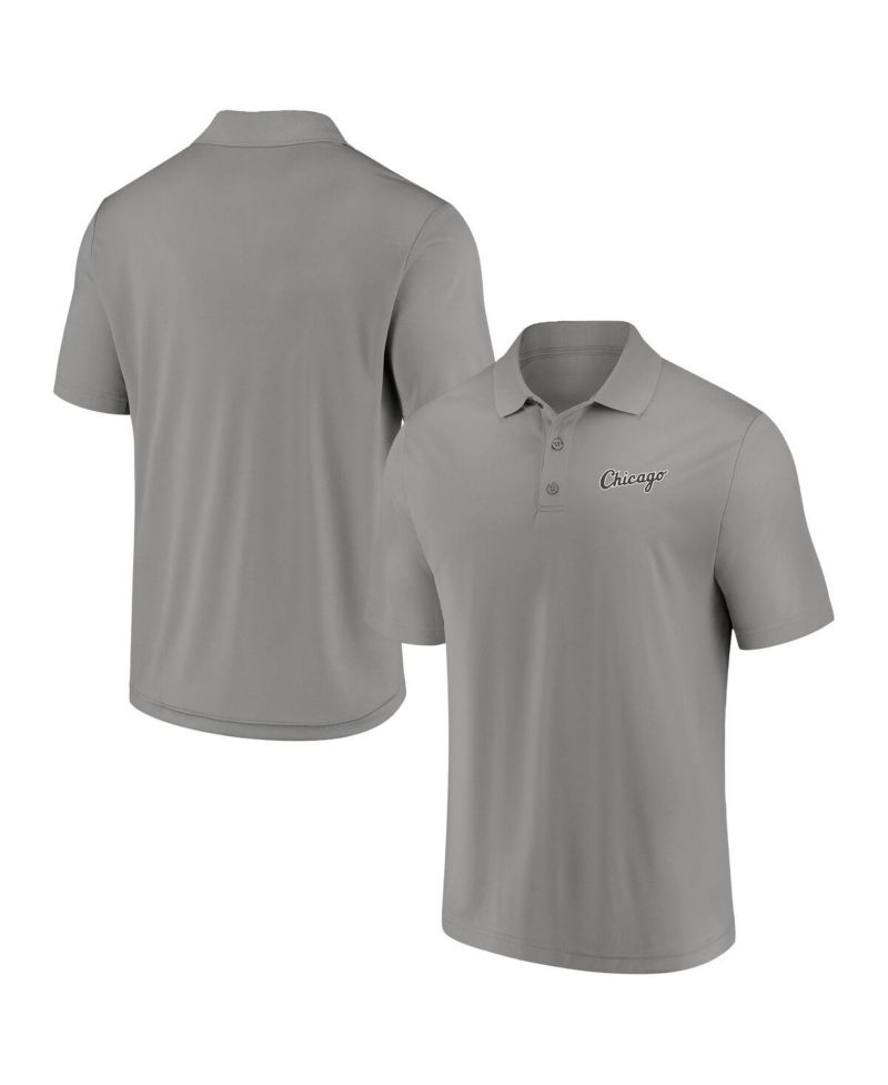 Men's Gray Chicago White Sox Component Polo Shirt