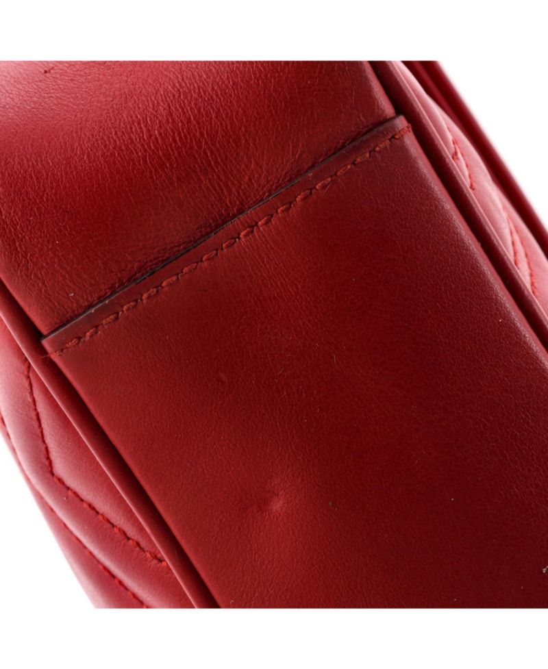Mini GG Marmont Flap Bag Matelasse Leather