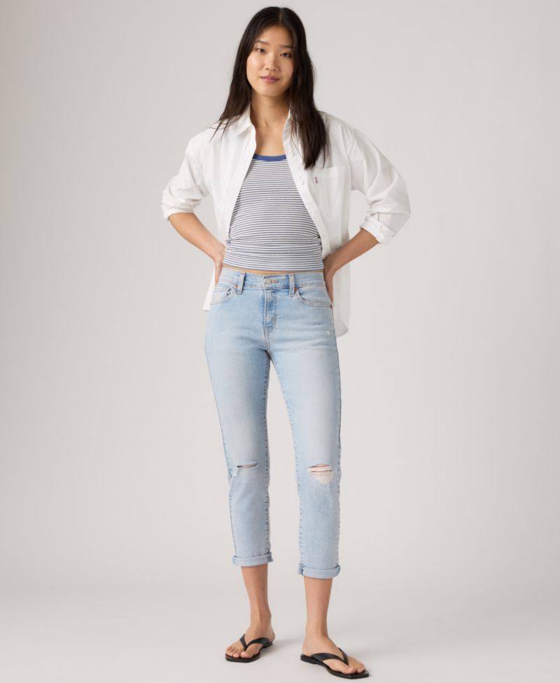 Trendy Plus Size Boyfriend Jeans