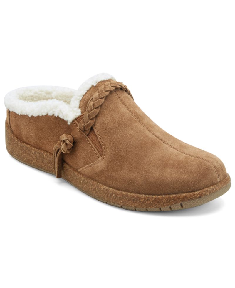 Women's Rosalin Suede Braided Slip-On Clogs