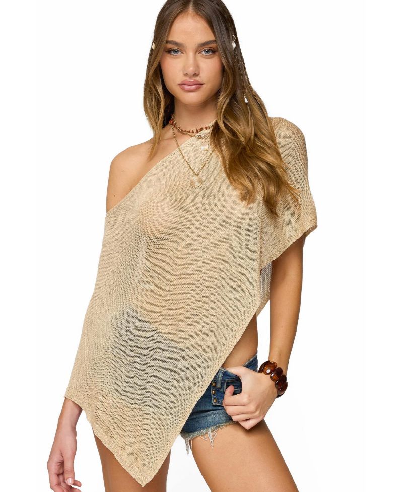 Women's Azalia Asymmetric Knit Top