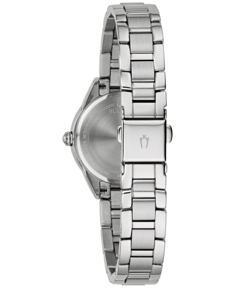 Women's Sutton Diamond Accent Stainless Steel Bracelet Watch 28mm