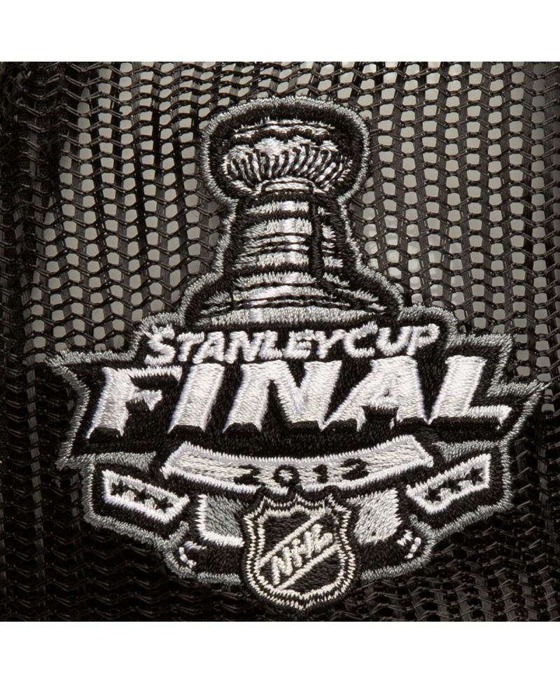 Men's Black Los Angeles Kings SOUL Collection Golden Stanley Cup Champions Trucker Adjustable Hat
