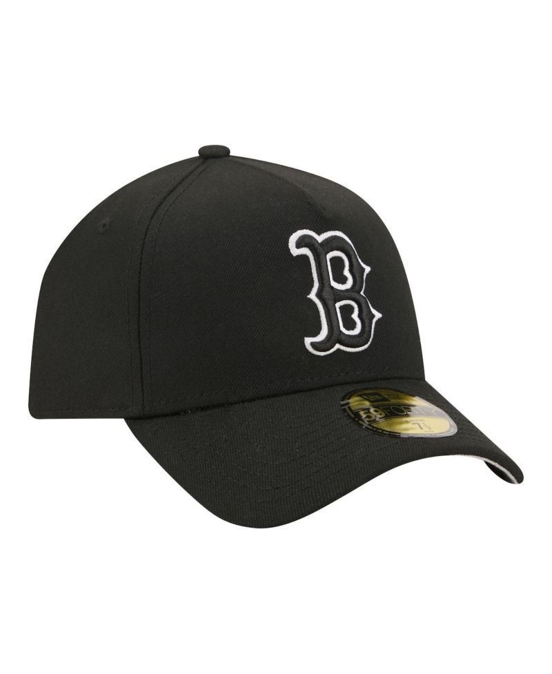 Men's Black Boston Red Sox A-Frame 59FORTY Fitted Hat
