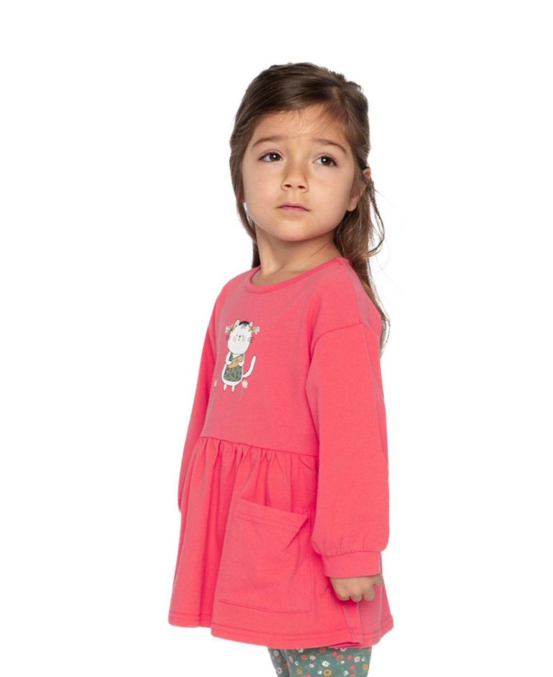 Little and Big Girl 6-8 Cotton Tunic