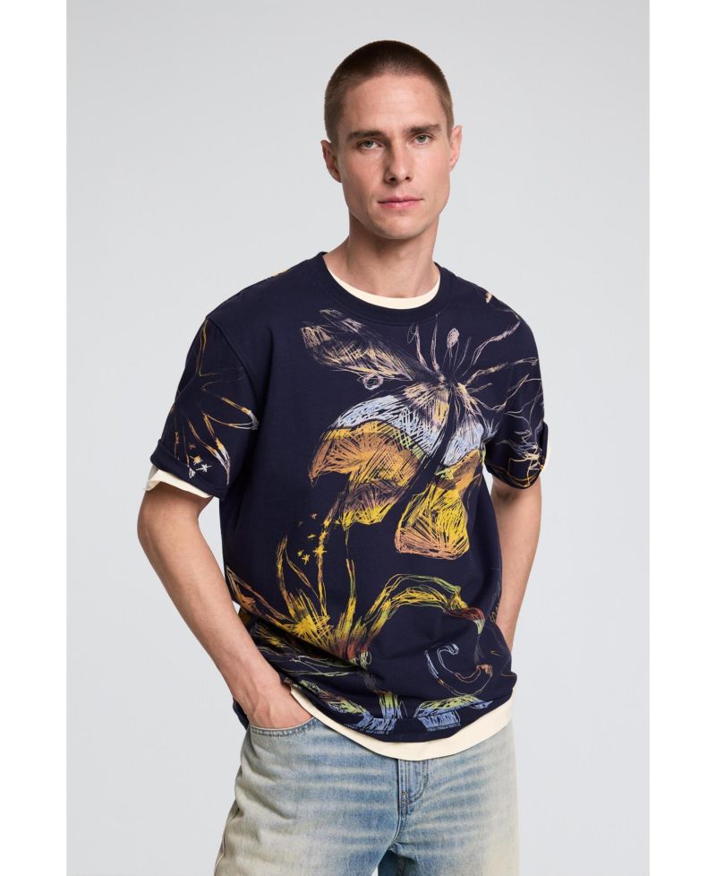 Men's Organic print T-shirt