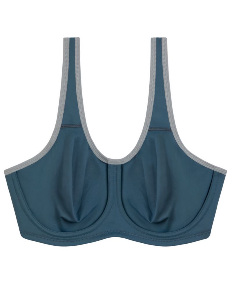 Women's Simone Sport Hight Impact Underwire Bra 855170, Up to I Cup