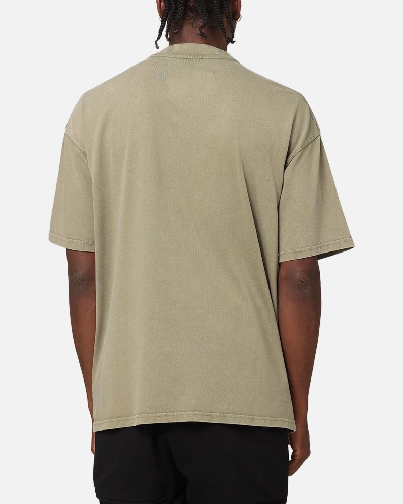 Men's New Dawn Mock Neck T-Shirt - Beige M