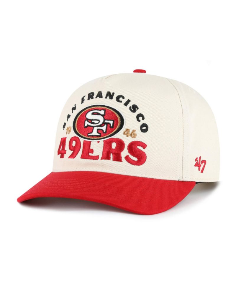 Men's '47 Natural San Francisco 49ers Arcitext Hitch Adjustable Hat