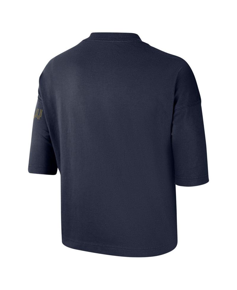 Women's Navy Golden State Warriors 2024/25 City Edition Courtside Boxy T-Shirt