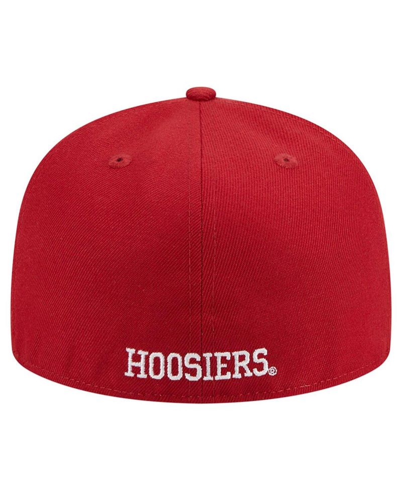 Men's Crimson Indiana Hoosiers 59FIFTY Fitted Hat