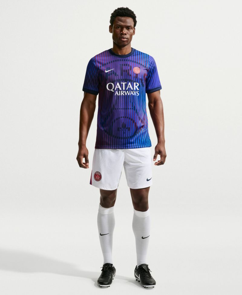 Men's Navy Paris Saint-Germain 2026/27 Away Dri-FIT Pre-Match Jersey