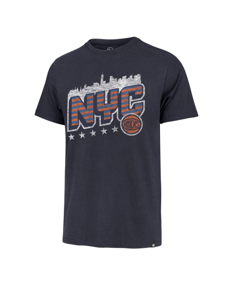 Men's Black New York Knicks Skyline Franklin T-Shirt