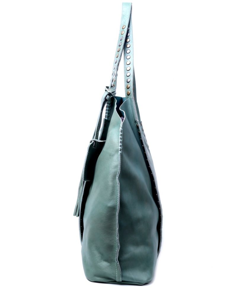 Birch Medium Leather Tote Bag