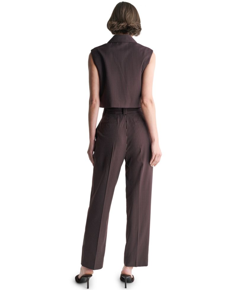 Women's Cropped Peak-Lapel One-Button Blazer