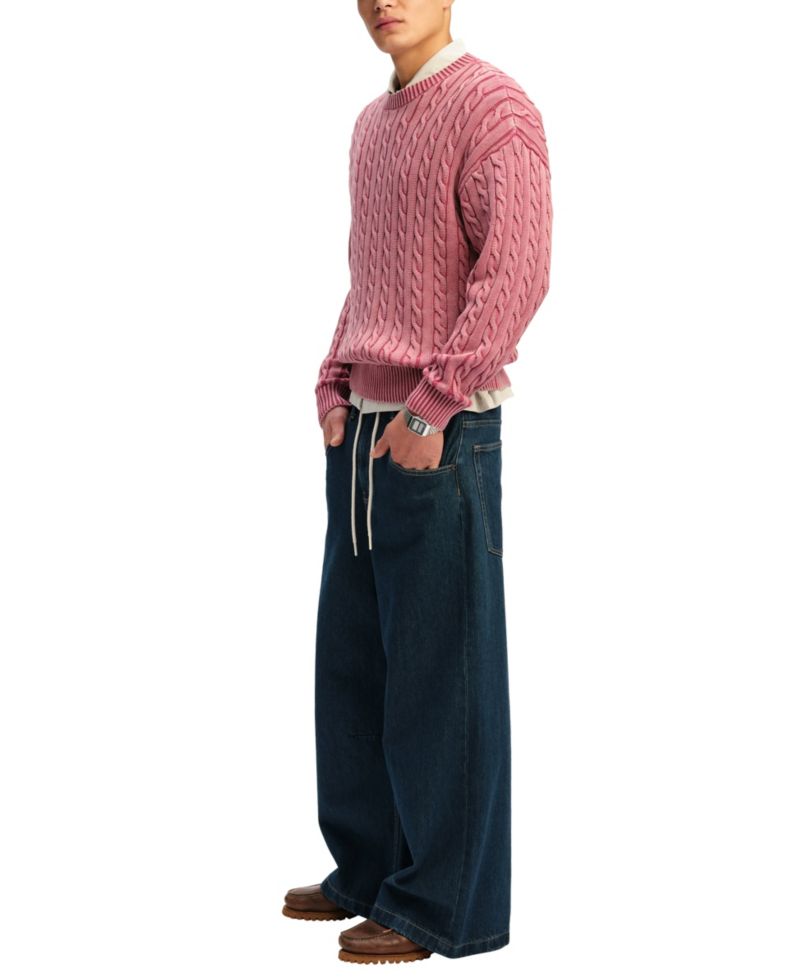 Men's Regular-Fit Crewneck Knit Sweater
