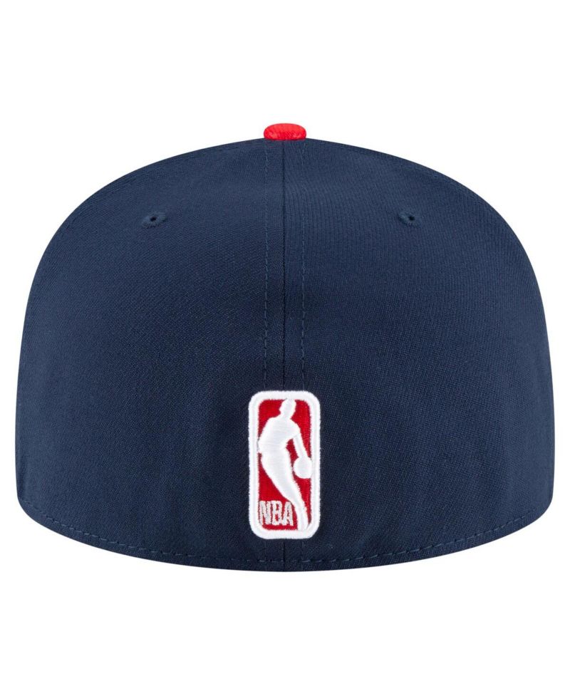 Men's Navy/Red LA Clippers 2-Tone 59FIFTY Fitted Hat