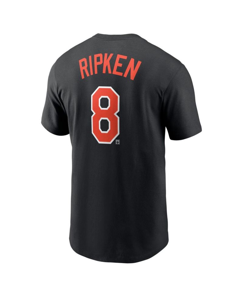 Men's Black Baltimore Orioles Cooperstown Collection Fuse Name & Number T-Shirt
