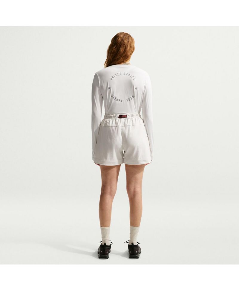 Women's ACG White Team USA Dri-FIT Primary Logo Long Sleeve T-Shirt