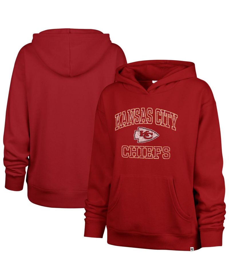 Women's Red Kansas City Chiefs Clarity Naomi Pullover Hoodie