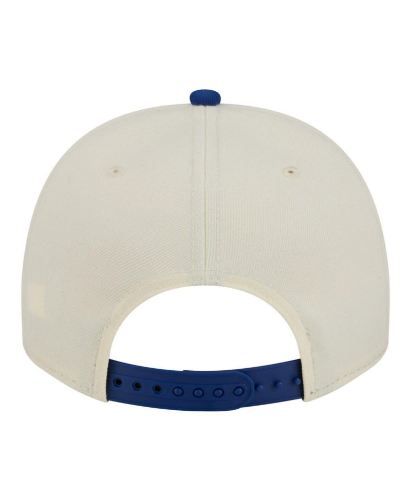 Men's Cream New York Mets Throwback Tri-Hit A-Frame 9FIFTY Adjustable Hat