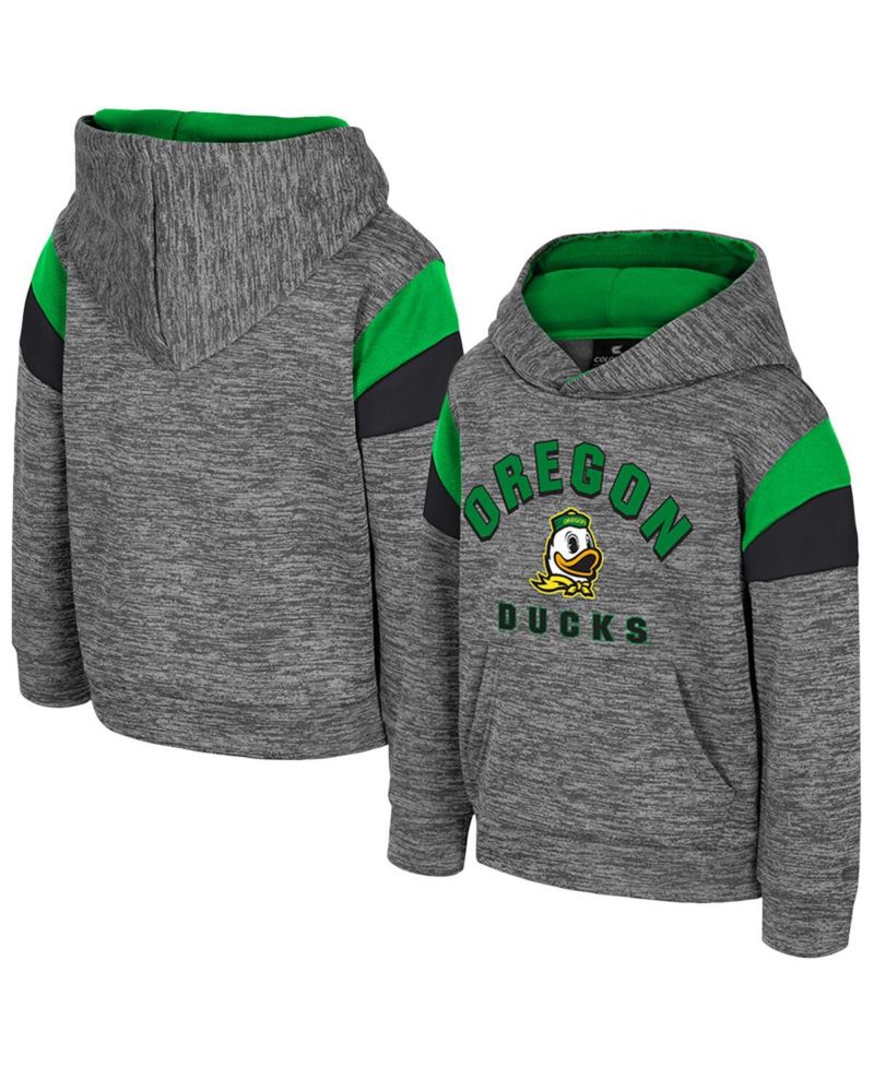 Toddler Gray Oregon Ducks Wizard City Hoodie