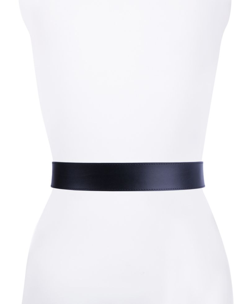 Women's Genuine Leather Logo Belt
