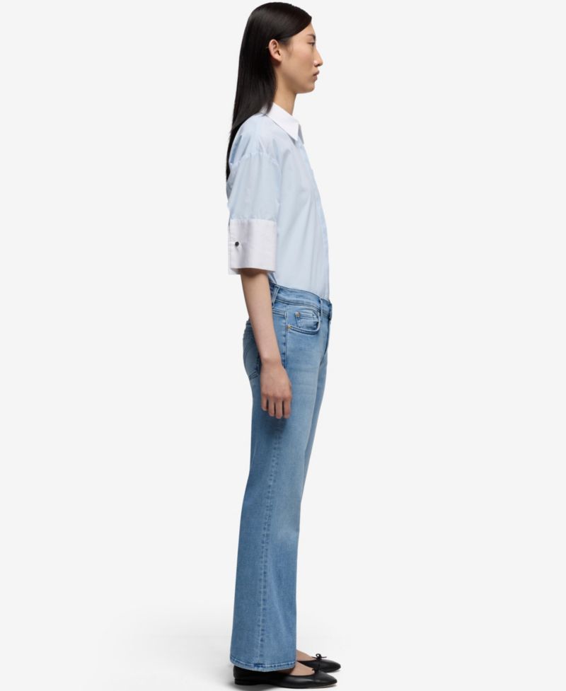 Women's Cropped Dojo Flare Jeans