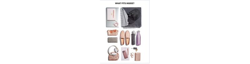 3 Piece Work Bridge Snap Tote Bag