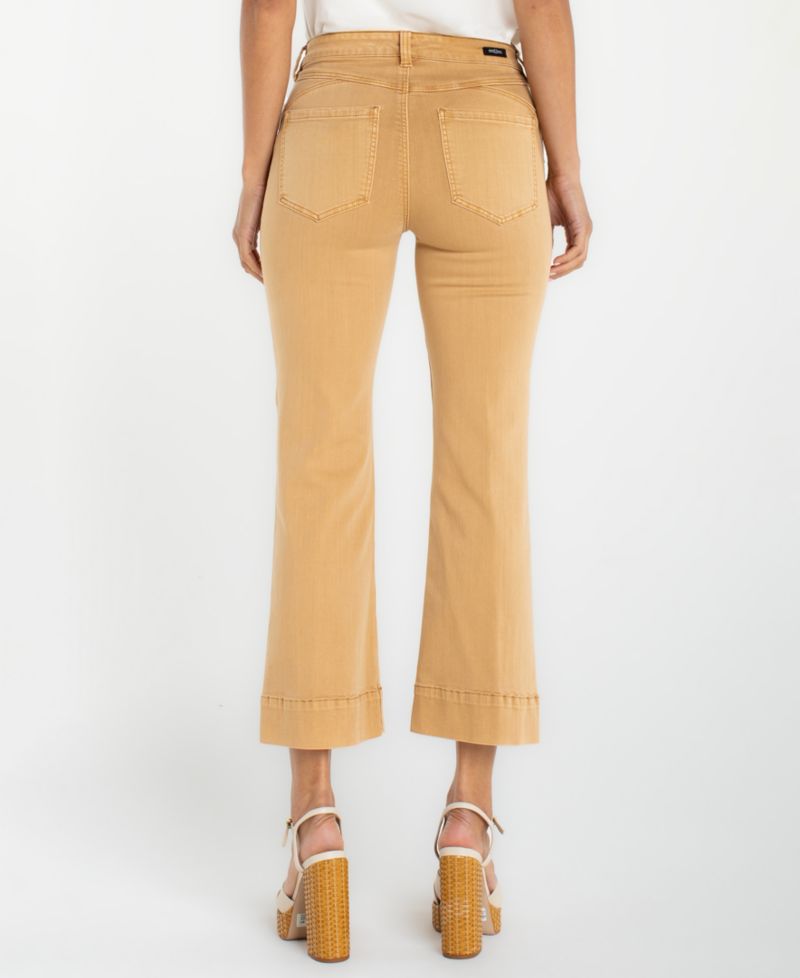 Petite Hannah Crop Flare Hugger Jeans