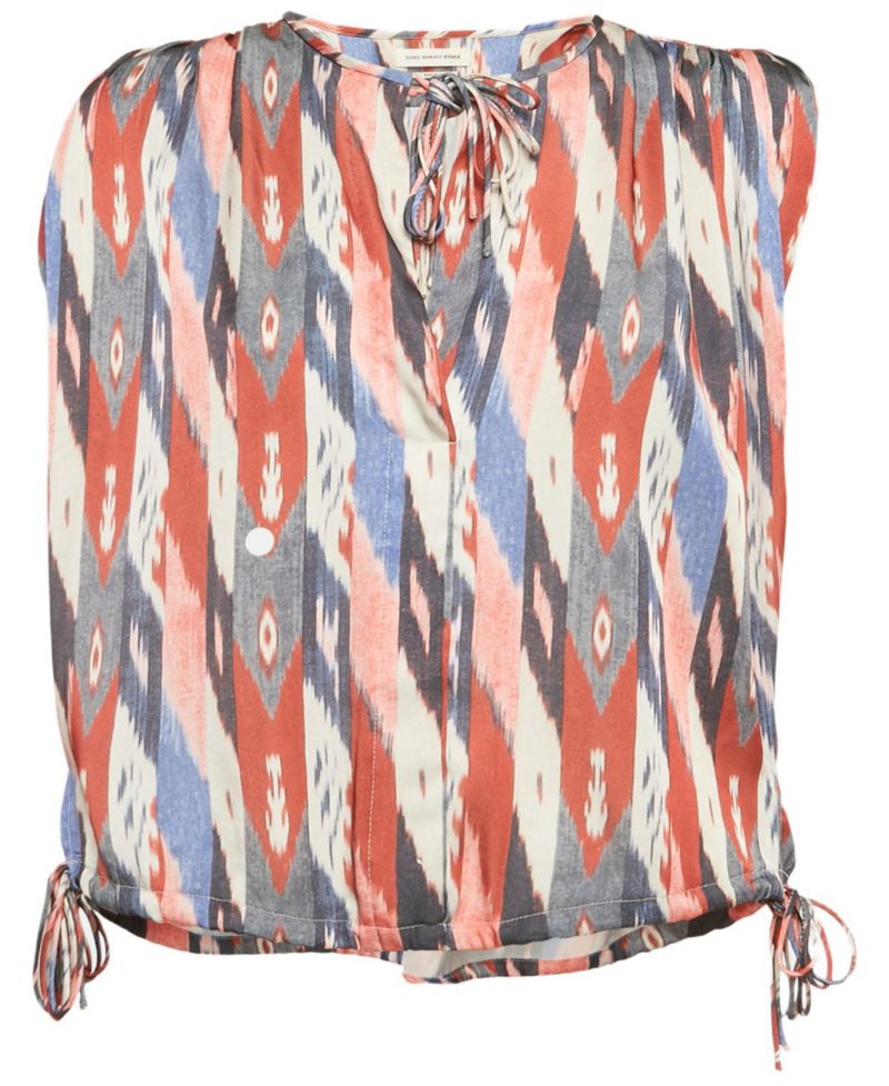 Women's Etoile Satin Print Sleeveless Top