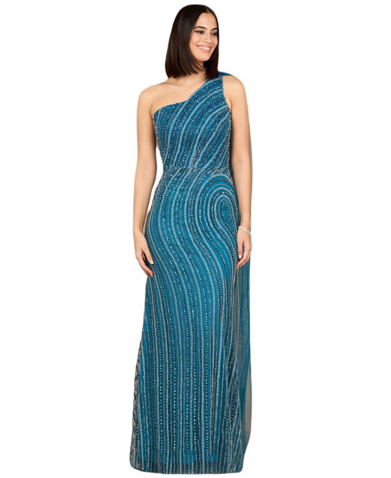 Women's One Shoulder Fitted Gown