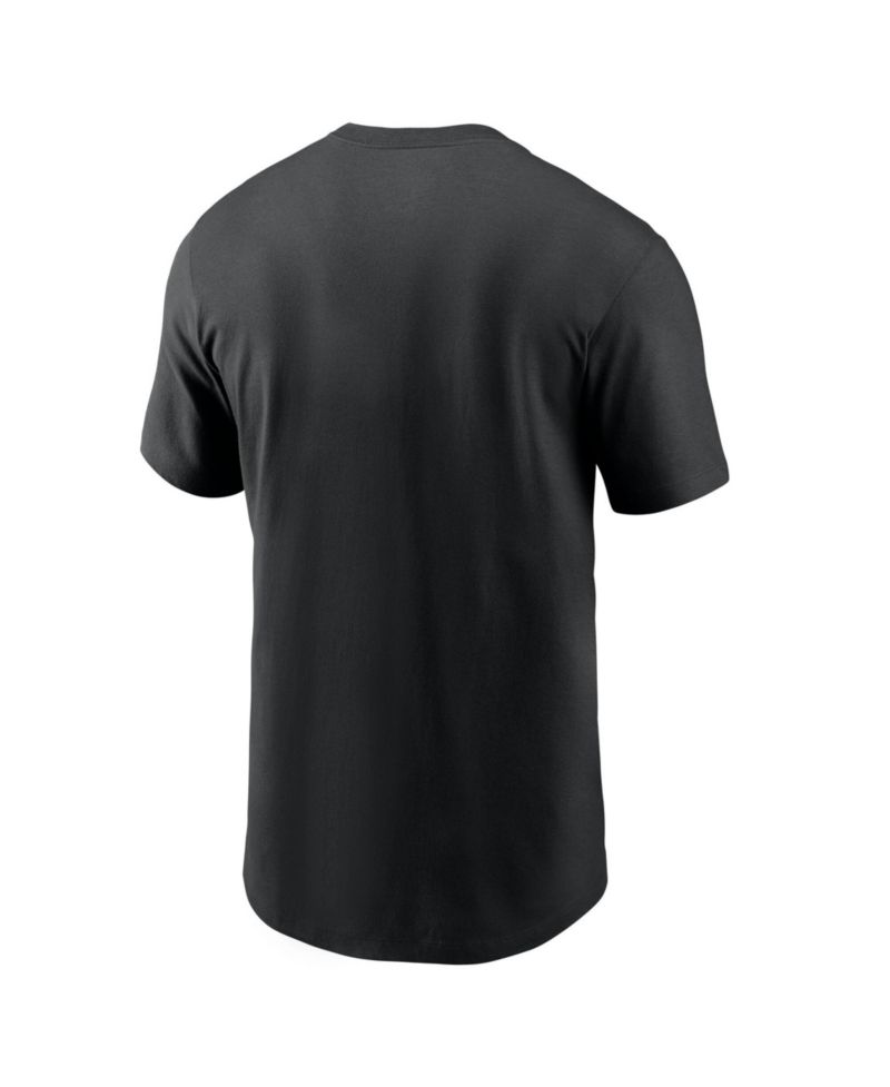 Men's Black Iowa Hawkeyes Primetime Football Icon T-Shirt