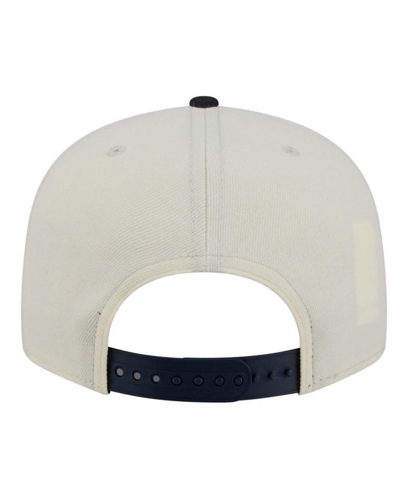 Men's Cream/Navy New York Yankees Localized 9FIFTY Snapback Hat