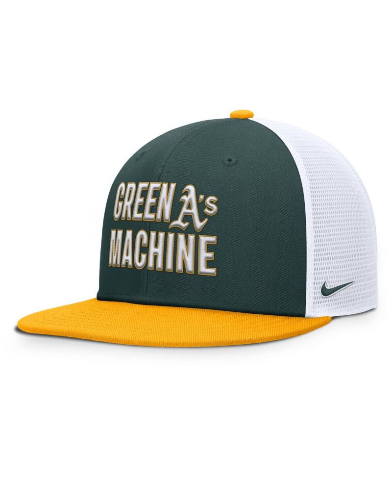 Men's Green/Gold Athletics Pro Trucker Snapback Hat
