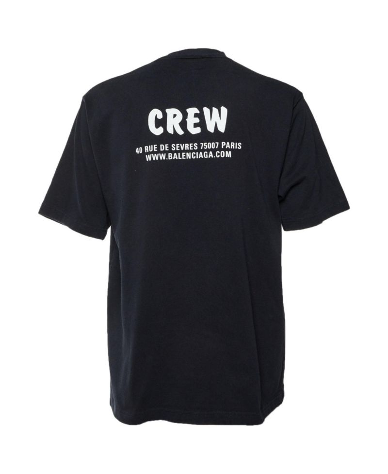 Women's Crew Logo Print Oversized Cotton T-Shirt