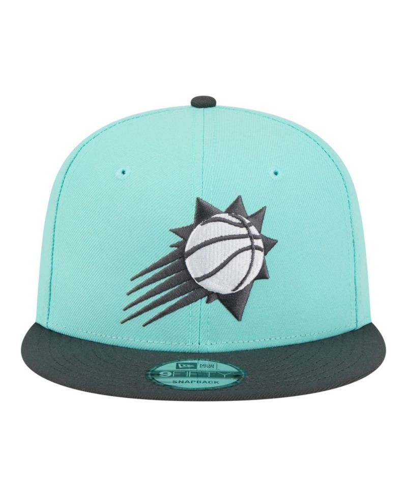 Men's Turquoise/Charcoal Phoenix Suns Color Pack Two-Tone 9FIFTY Snapback Hat