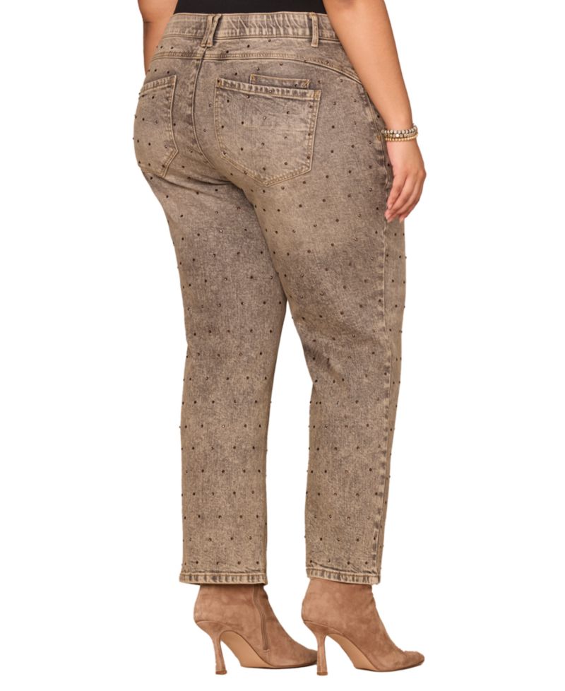 Plus High-Rise Boyfriend Jeans