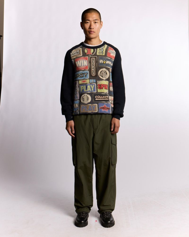 Men's Fruit Machine Graphic Crew Neck Jumper
