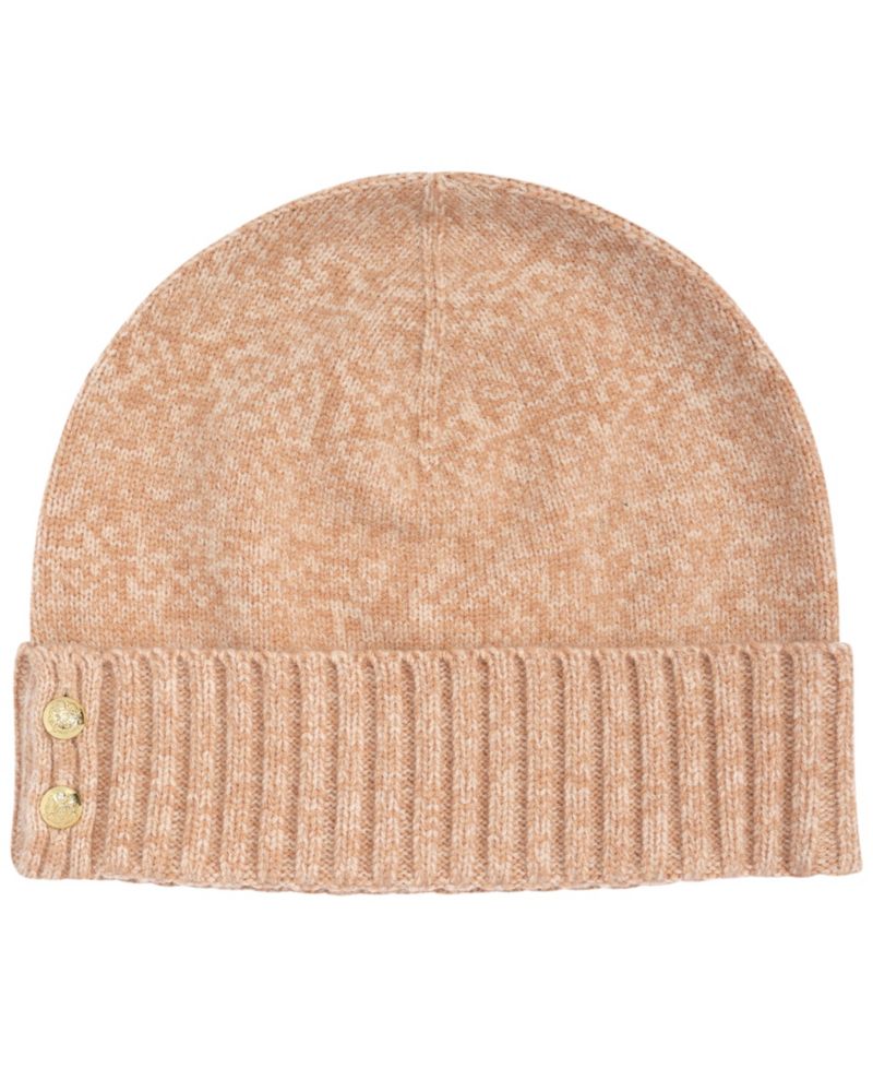 Two Button Knit Beanie