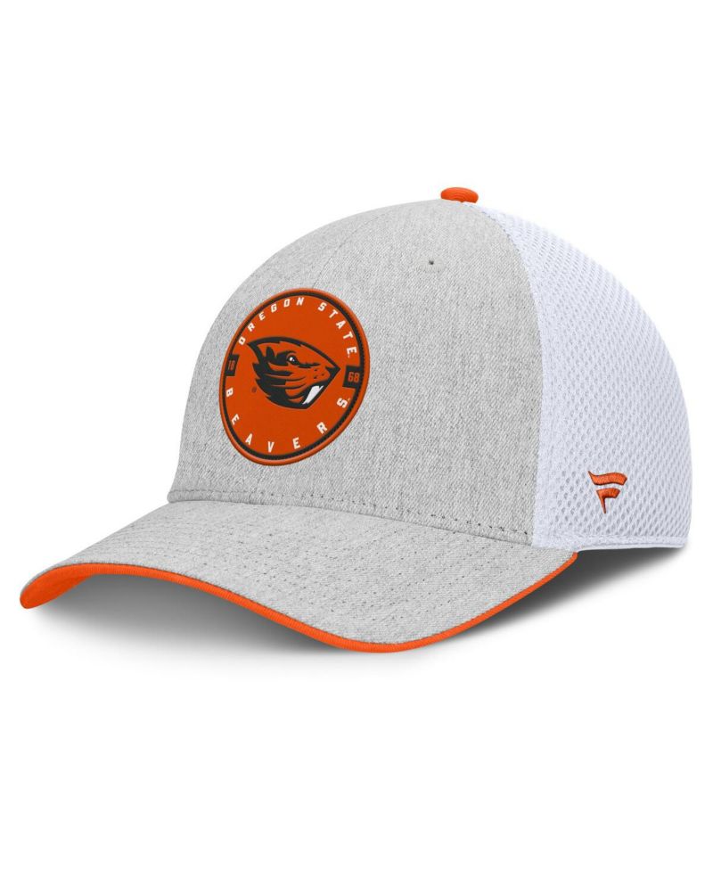Men's Heather Gray Oregon State Beavers Trigger Flex Hat