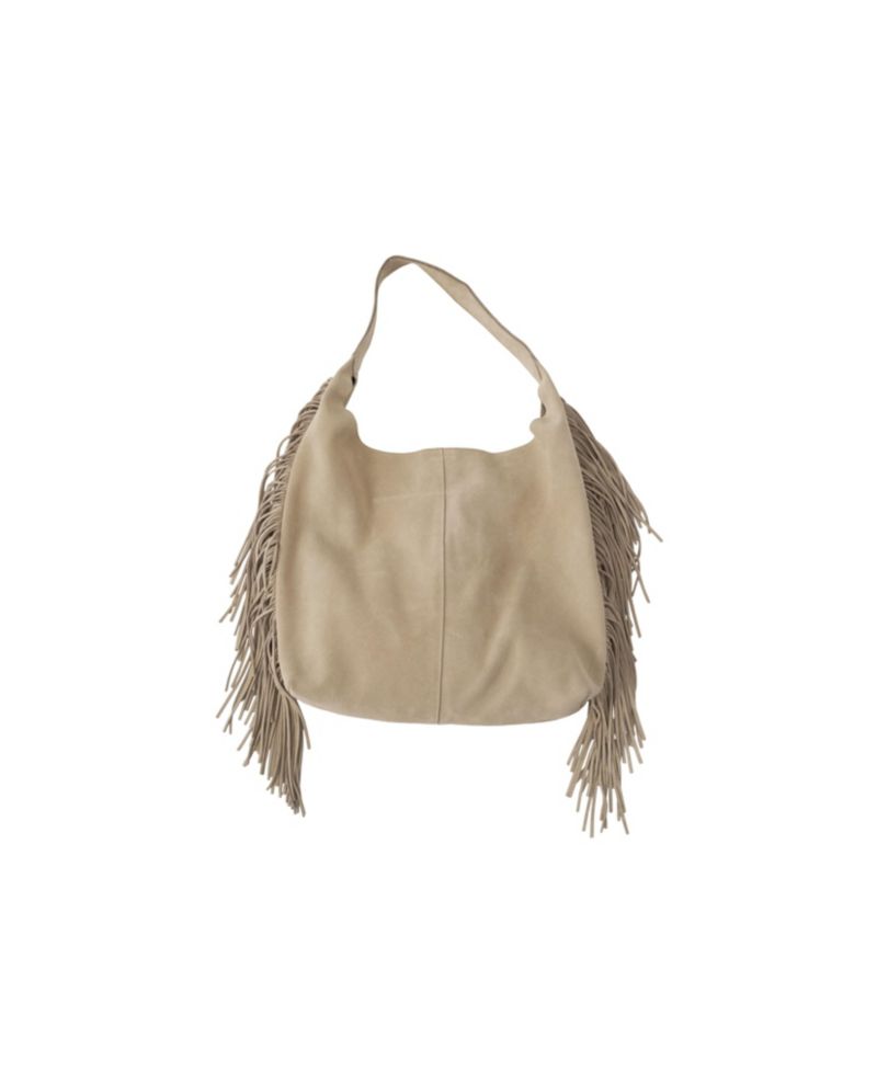 Suede Fringe Bag