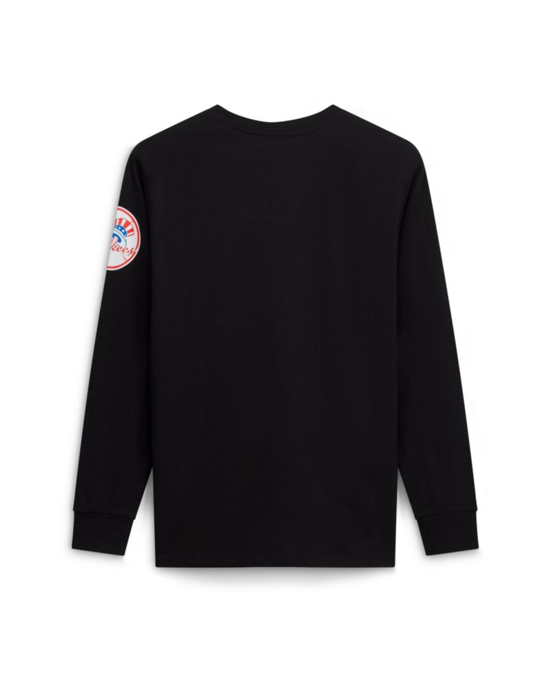 Men's Derek Jeter Black New York Yankees Player Graphic Long Sleeve T-Shirt