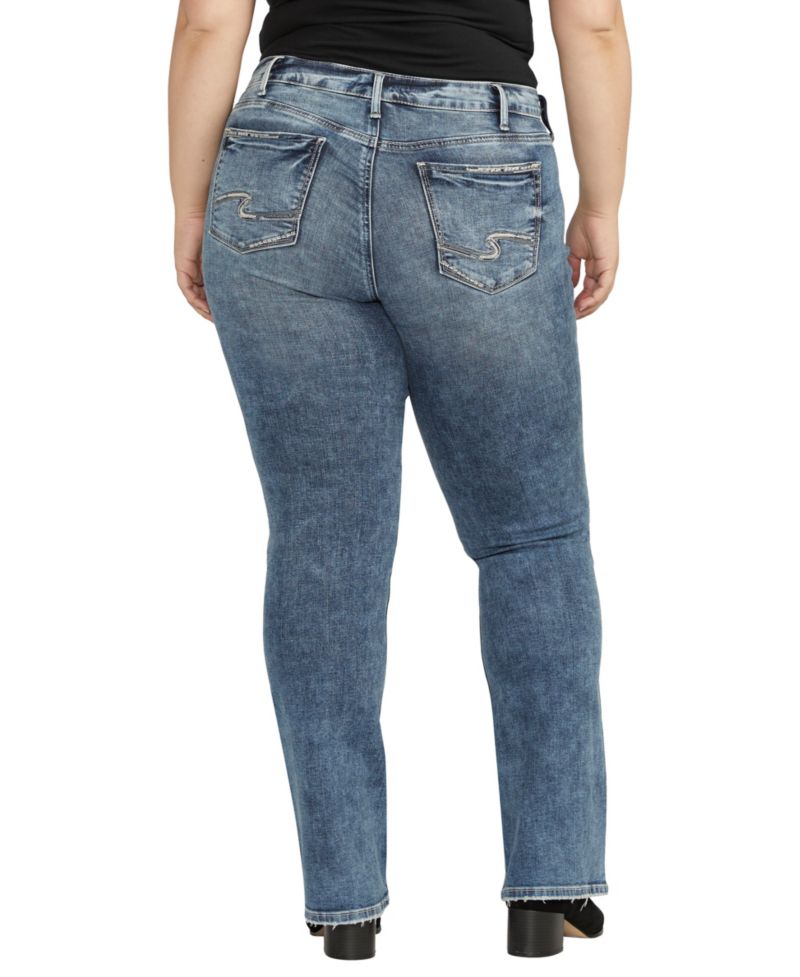 Plus Size Suki Mid Rise Curvy Fit Bootcut Jeans