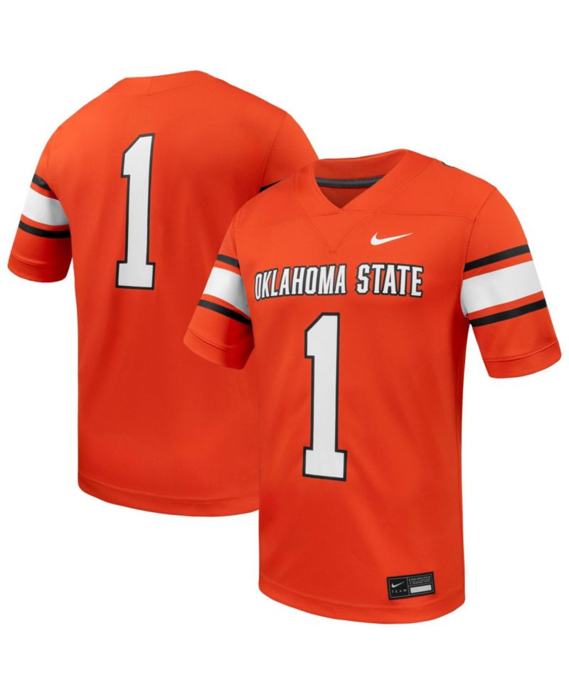 Men's Oklahoma State Cowboys 1 Game Jersey V-Neck