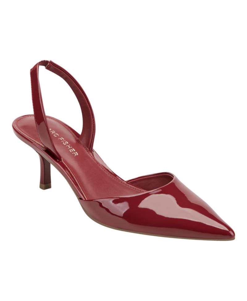 Women's Iced Slingback Kitten Heel Pumps