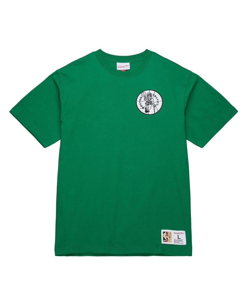 Men's Larry Bird Kelly Green Boston Celtics Hardwood Classics NBA Legends T-Shirt